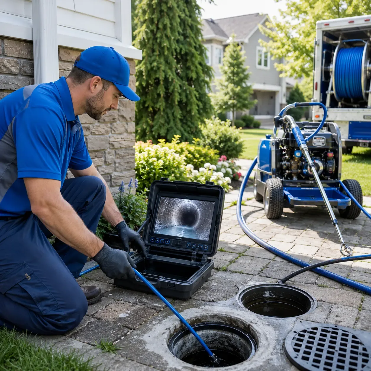 Outdoor drain cleaning professionals serving Sand Creek, MI